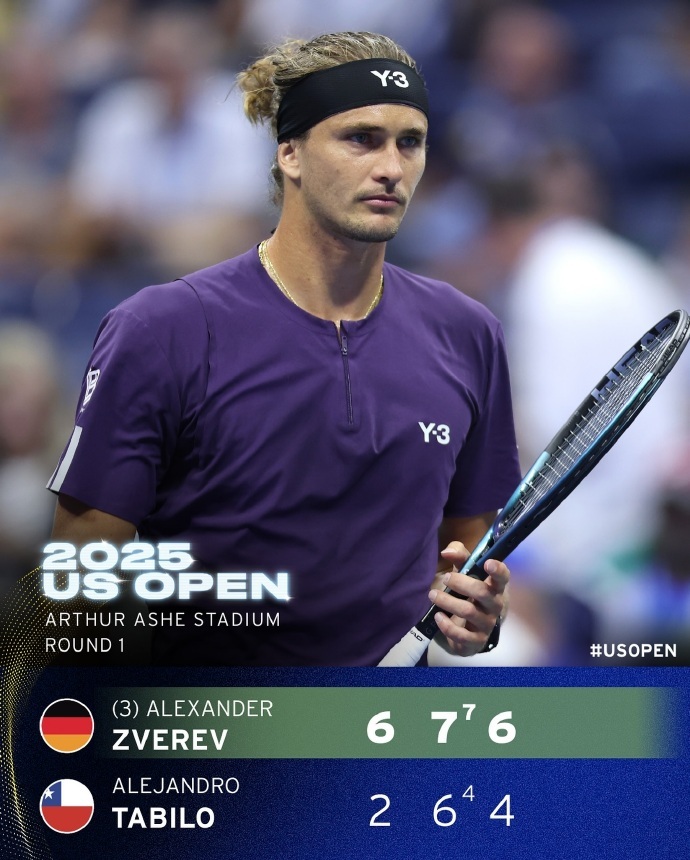 包含美网完胜年终总决赛，兹维列夫统治全场的词条